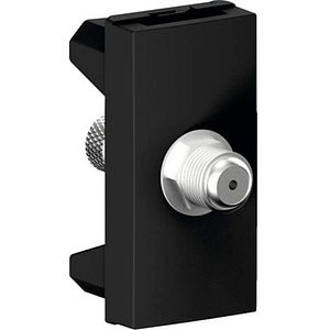 Priza TV HIMEL, interior, IP20, 1 modul, negru