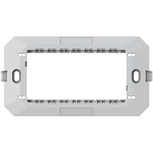 Suport fixare HIMEL Flexo, 4 module, 137 x 10 x 72.5mm, alb