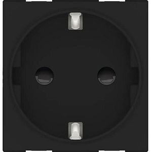 Priza HIMEL, interior, IP20, 16A, 1 modul, negru