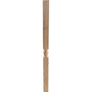 Balustru strunjit, stejar, 920 x 43 x 43 mm, natur