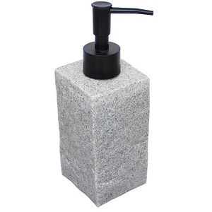 Dozator sapun lichid FRANDIS 196664, rasina, aspect piatra, gri