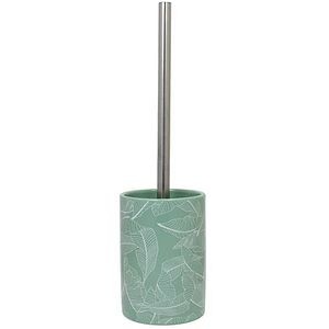 Set perie toaleta FRANDIS 196679, ceramica, verde