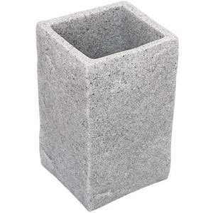 Pahar baie FRANDIS 196665, polirasina, gri