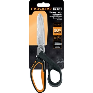 Foarfeca FISKARS PowerArc, 21cm, otel inoxidabil, negru