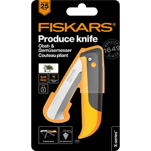 Cutit pliabil FISKARS K80 X-series, otel inoxidabil, negru