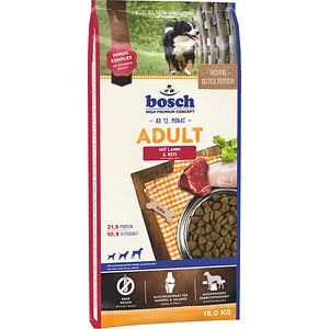 Hrana uscata pentru caini BOSCH-TIERNAHRUNG, Adult, Miel si Orez, 15 kg