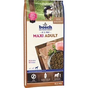Hrana uscata pentru caini BOSCH-TIERNAHRUNG Maxi, Adult, Pasare, 15 kg