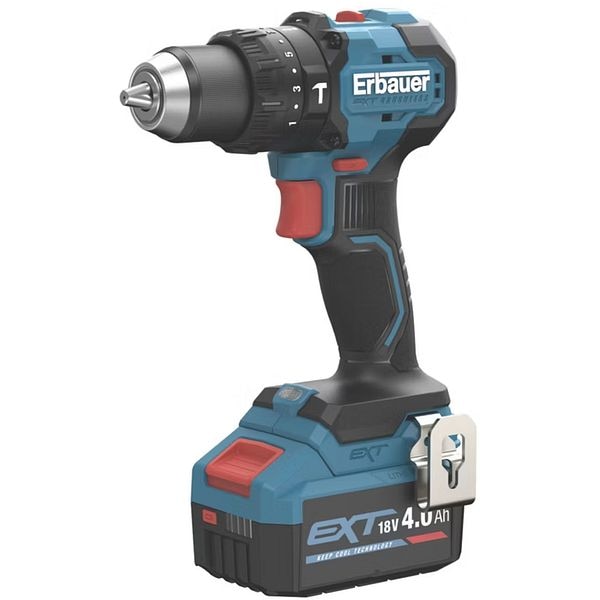 Masina de gaurit si insurubat ERBAUER ERI1092COM, 4Ah, 18V
