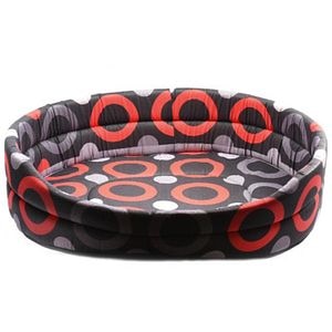 Culcus pentru caini ENJOY, 65 x 55 x 15 cm, multicolor