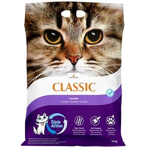Nisip pentru litiera INTERSAND Classic Lavanda, 14 kg
