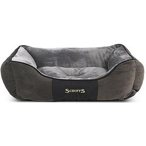 Culcus pentru caini SCRUFFS Chester, 50 x 40 x 14 cm, gri
