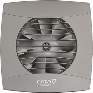 Ventilator baie cu timer CATA UC-10, 8 W, 98 mm, clapeta antiretur, argintiu