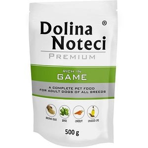 Hrana umeda pentru caini DOLINA NOTECI Premium, Adult, Vanat, 10 x 500 g