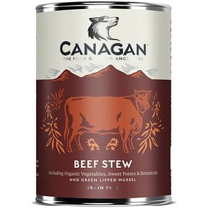 Hrana umeda pentru caini CANAGAN Grain Free, Adult, Vita, 6 x 400 g