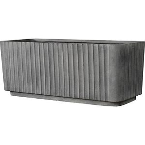 Jardiniera DEROMA Link, D78 cm, fibre sintetice, antracit