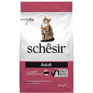 Hrana uscata pentru pisici SCHESIR Monoprotein, Adult, Sunca si Porc, 400 g