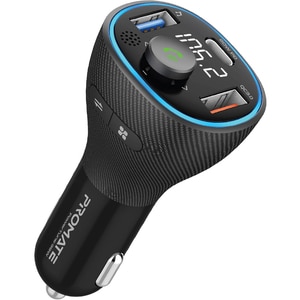 Modulator FM PROMATE PowerTune-38W, Bluetooth, USB, negru