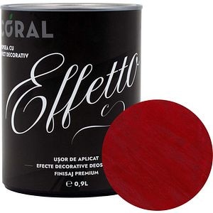 Vopsea decorativa CORAL Effetto, Doria, 0.9L
