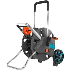 Carucior furtun GARDENA 18520 20, plastic, gri