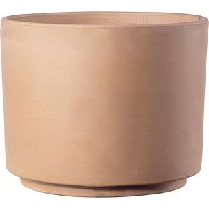 Ghiveci DEROMA Cilindro, D19 cm, maro deschis