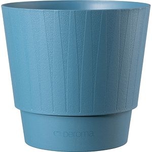 Ghiveci plante DEROMA Plisse, D22 cm, albastru