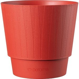 Ghiveci plante DEROMA Plisse, D18 cm, rosu
