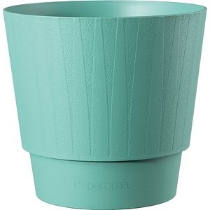 Ghiveci plante DEROMA Plisse, D22 cm, verde satin