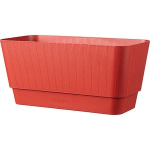 Jardiniera DEROMA Plisse, D30 cm, rosu