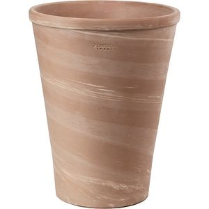 Ghiveci DEROMA Duo Long Tom, D35 cm, maro deschis