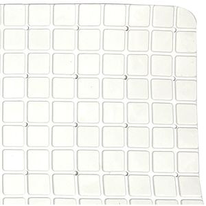Covor antiderapant pentru dus FRANDIS 195161, PVC, 50 x 50 cm, alb