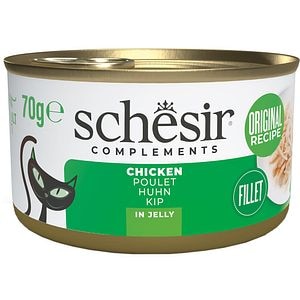 Hrana umeda pentru pisici SCHESIR, Adult, Pui in aspic, 70 g