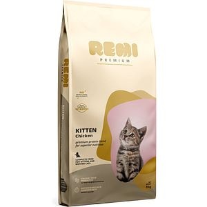 Hrana uscata pentru pisici REMI PREMIUM, Junior, Pui, 8 kg