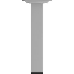 Picior mobila 400, otel, 15 cm, gri