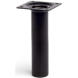 Picior mobila 401, otel, 15 cm, negru