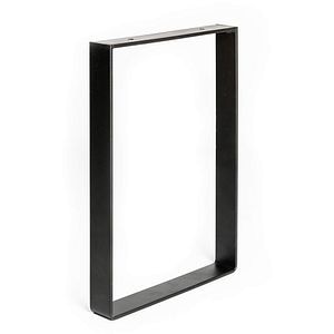 Picior masa stil industrial, 35 x 25 x 4 cm, rectangular, negru