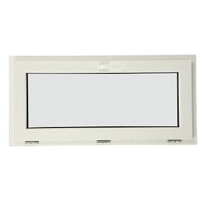 Fereastra termopan PVC, geam Clar + Low-E, alb, 4 camere, 76 x 56 cm, simpla deschidere, batanta • Extruplast