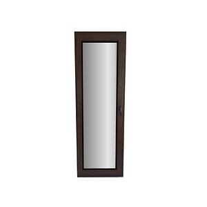 Usa termopan PVC interior/exterior, batanta, cu geam, 6 C, maro, dreapta, simpla deschidere, 76 x 205 cm • Extruplast