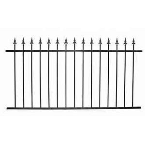 Panou gard universal, negru, L 200 x H 78 cm