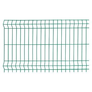 Panou gard vopsit verde, PVC, 123 x 195.4 cm  Blooma