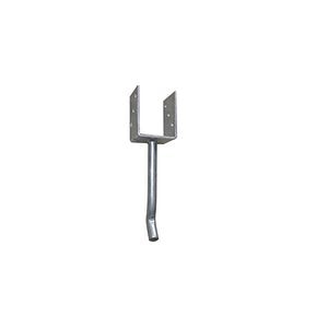 Suport tip U cu picior, 91 x 100 x 200 x 60 mm, zincat alb