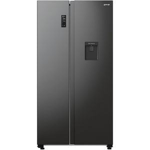Side by Side GORENJE NRR9185EABXLWD, No Frost Plus, 547 l, H 178.6 cm, Clasa E, Dozator apa, dark inox