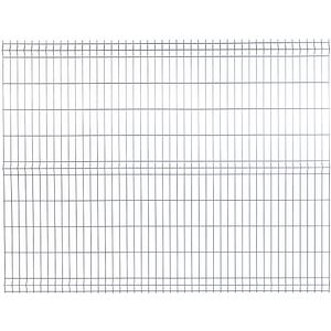 Panou gard bordurat zincat DIAL, 251 x 203 x 3.2 cm, otel, zinc