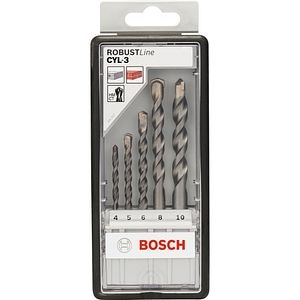 Burghiu BOSCH ROBUST, zidarie, CYL-3, 4-10 mm, 5buc