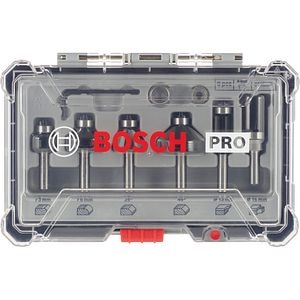 Set 6 freze BOSCH PROFESSIONAL, 8 mm