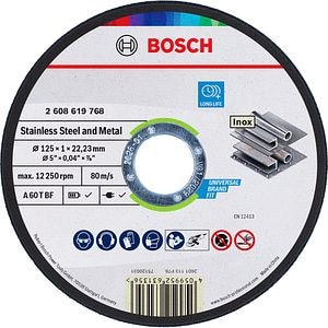 Disc taiere BOSCH PRO, metal, 125 x 1 x 22.23mm
