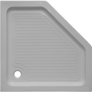 Cadita dus BELFORM Cubo 27CB0036, pentagonala, acril, 90 x 90 x 15 cm, alb