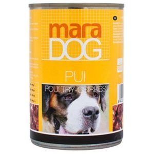 Hrana umeda pentru caini MARAVET, Adult, Pui, 415 g