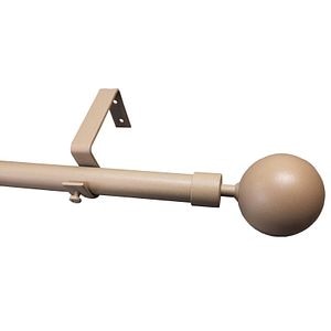 Set galerie simpla cu bila, cuart, aluminiu, 150 cm x 16 mm • Ridorail