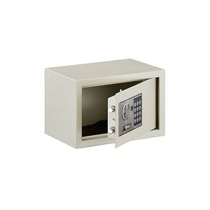 Seif cu cifru, otel, bej, 9 L, 20 x 31 x 25 cm, Vincennes