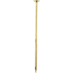 Surub lemn DOMAX, torx, otel, 8 x 320mm, 50 buc/cutie, galben